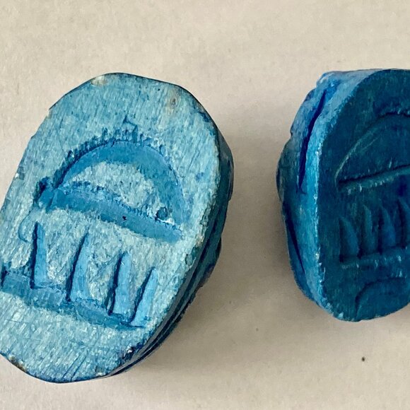 Genuine Egyptian Scarabs for Jewelry Making - Picture 3 of 9